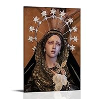 Amazon.co.jp: 聖母マリアの涙のキャンバスアートウォール